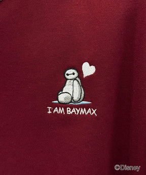 【Disney / ディズニー】ベイマックス ワンポイント刺繍 ビッグシルエットプルオーバー クルースウェット