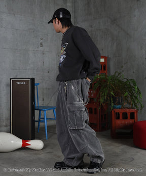 【Back to the future / バックトゥザフューチャー】ヴィンテージライク レトロ映画 プリントスウェット