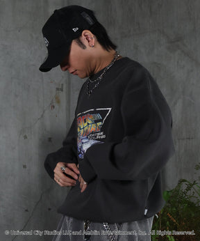 【Back to the future / バックトゥザフューチャー】ヴィンテージライク レトロ映画 プリントスウェット