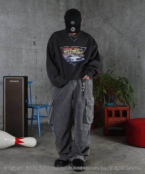 【Back to the future / バックトゥザフューチャー】ヴィンテージライク レトロ映画 プリントスウェット