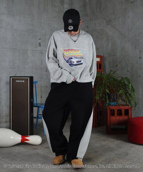 【Back to the future / バックトゥザフューチャー】ヴィンテージライク レトロ映画 プリントスウェット