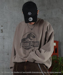 【Jurassic Park / ジュラシックパーク】ヴィンテージライク レトロ映画 プリントスウェット