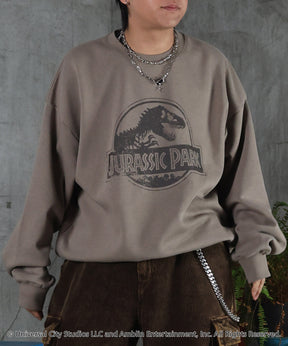 【Jurassic Park / ジュラシックパーク】ヴィンテージライク レトロ映画 プリントスウェット
