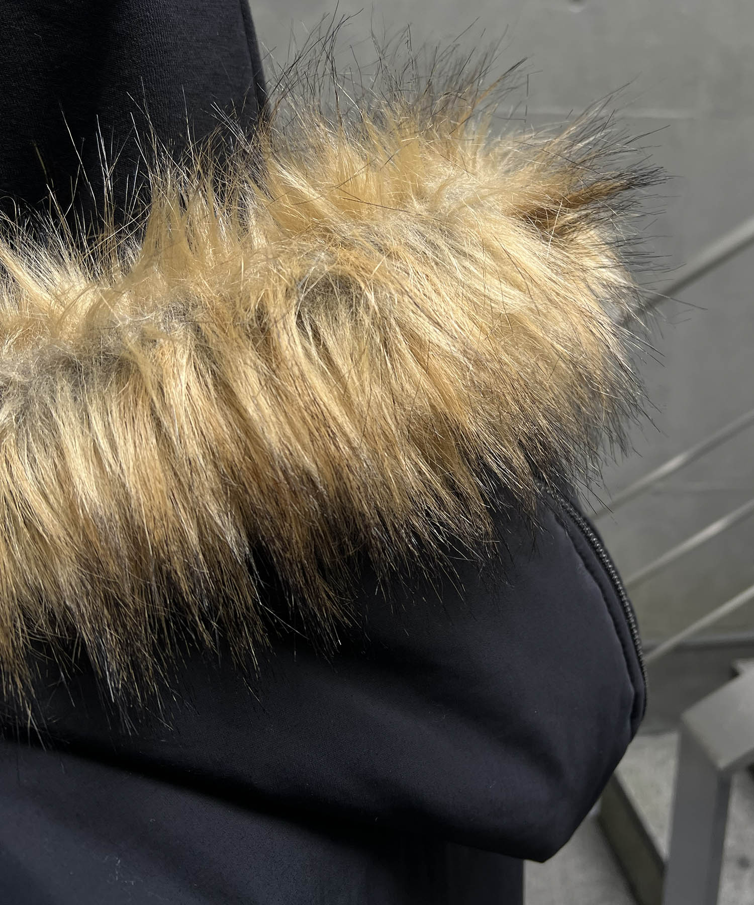 N2-B フード ジップ ブルゾン ファー ミリタリー