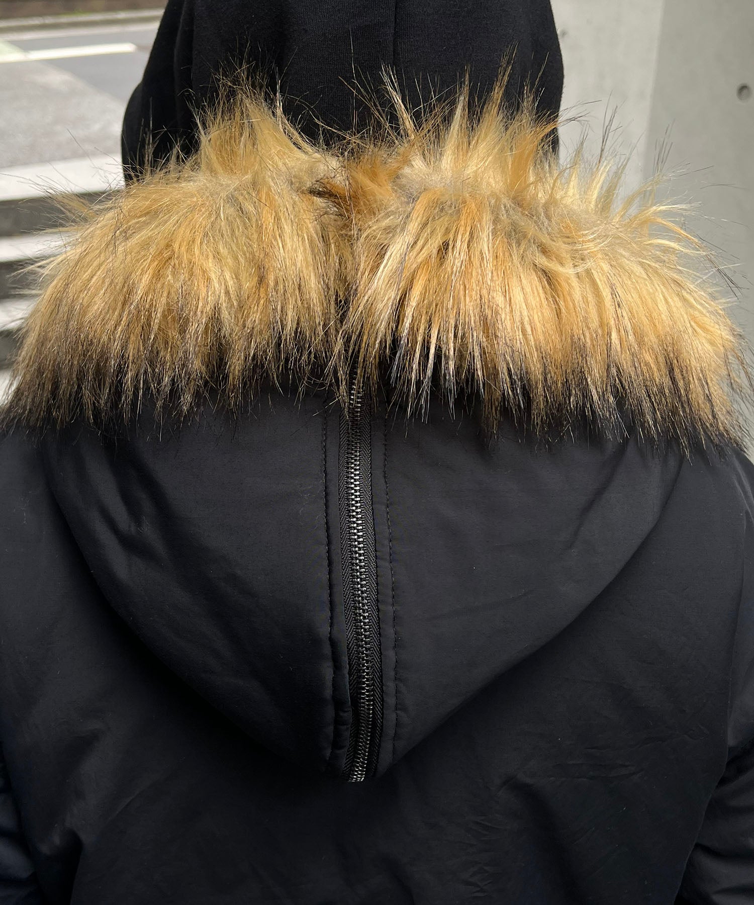 N2-B フード ジップ ブルゾン ファー ミリタリー