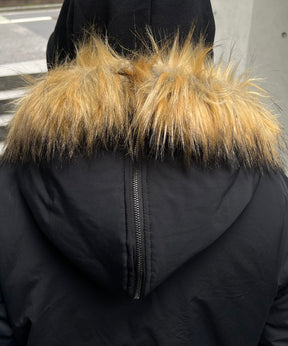 N2-B フード ジップ ブルゾン ファー ミリタリー