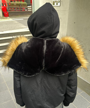 N2-B フード ジップ ブルゾン ファー ミリタリー