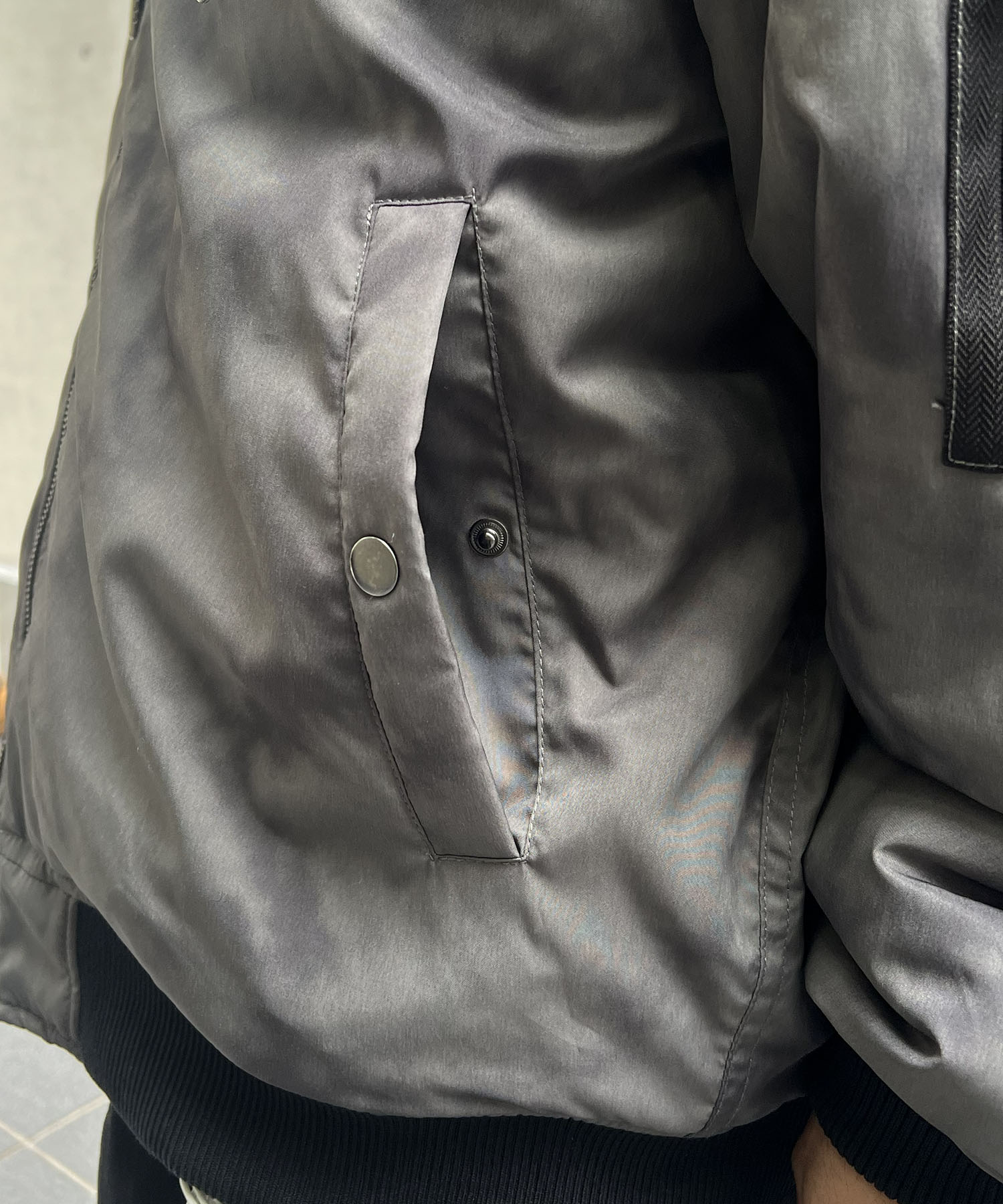 N2-B フード ジップ ブルゾン ファー ミリタリー