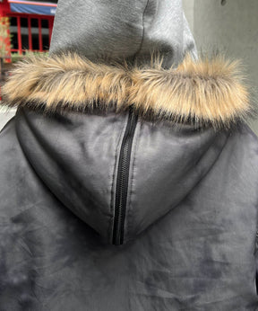 N2-B フード ジップ ブルゾン ファー ミリタリー