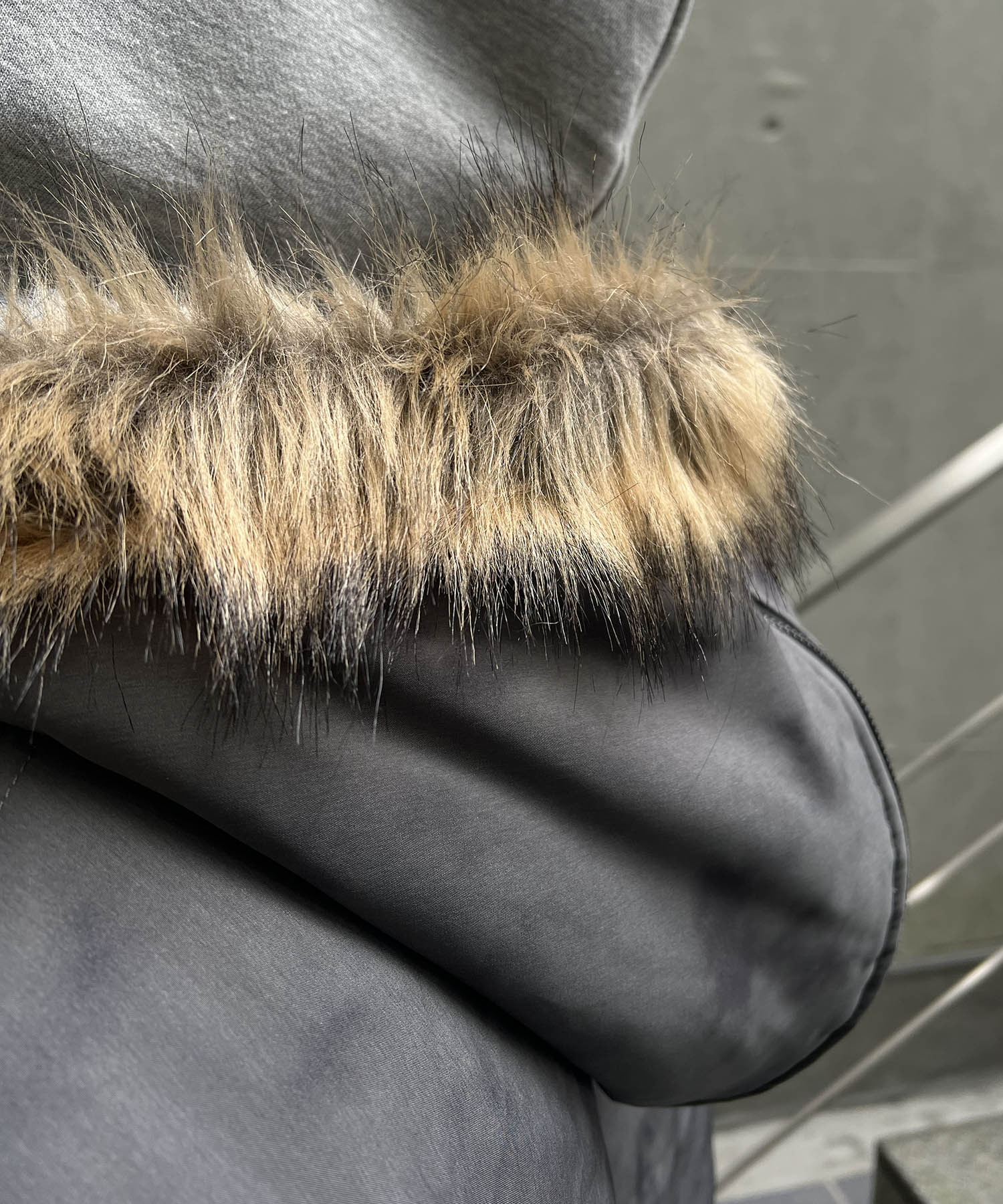 N2-B フード ジップ ブルゾン ファー ミリタリー