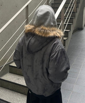 N2-B フード ジップ ブルゾン ファー ミリタリー