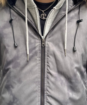 N2-B フード ジップ ブルゾン ファー ミリタリー