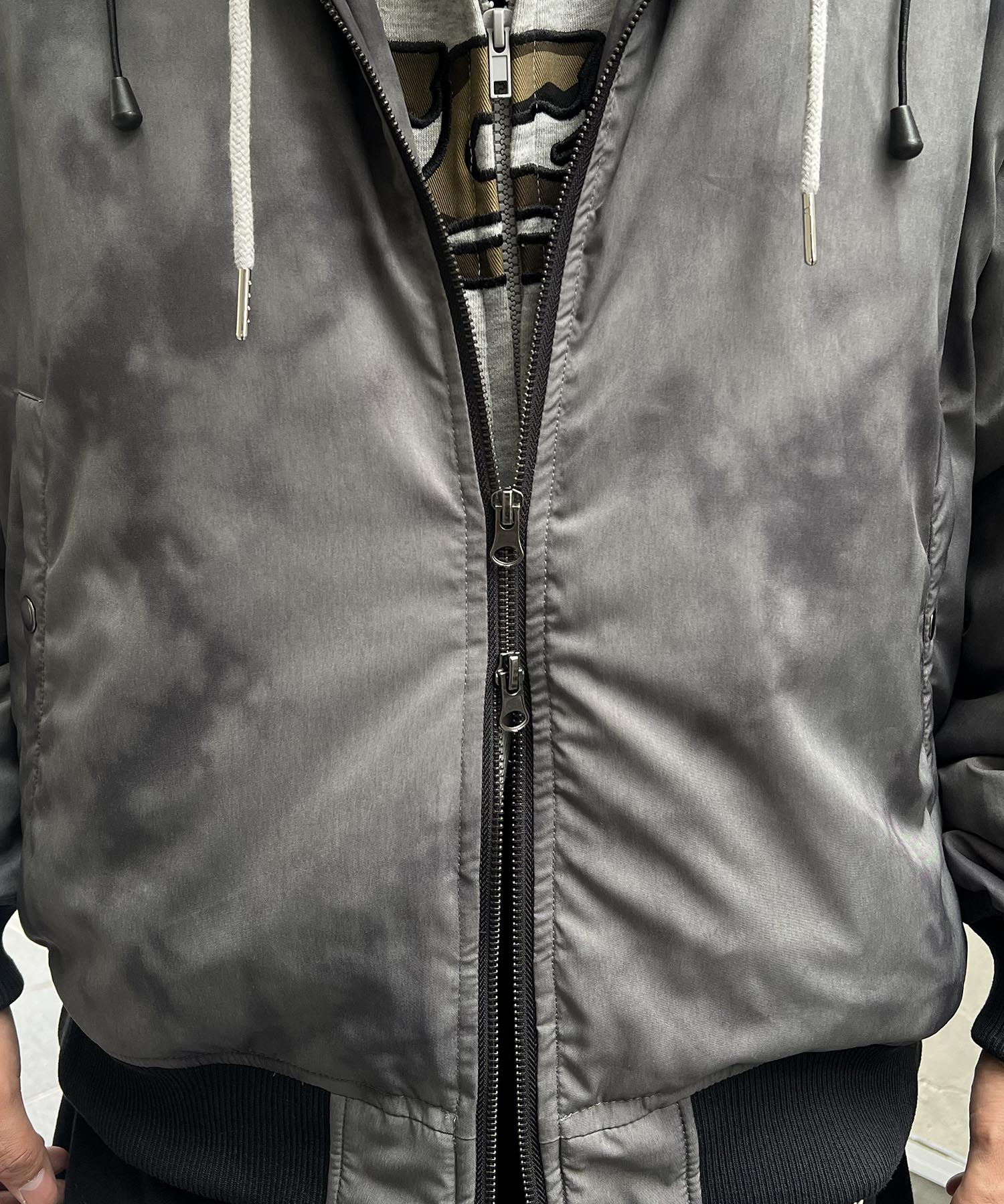 N2-B フード ジップ ブルゾン ファー ミリタリー