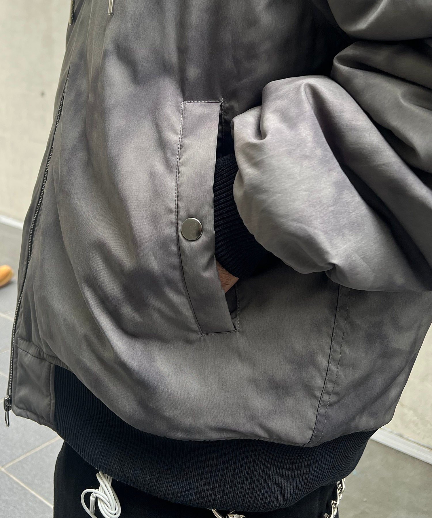 N2-B フード ジップ ブルゾン ファー ミリタリー