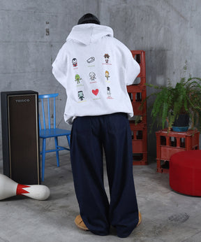 バレルレッグ リジット デニムパンツ