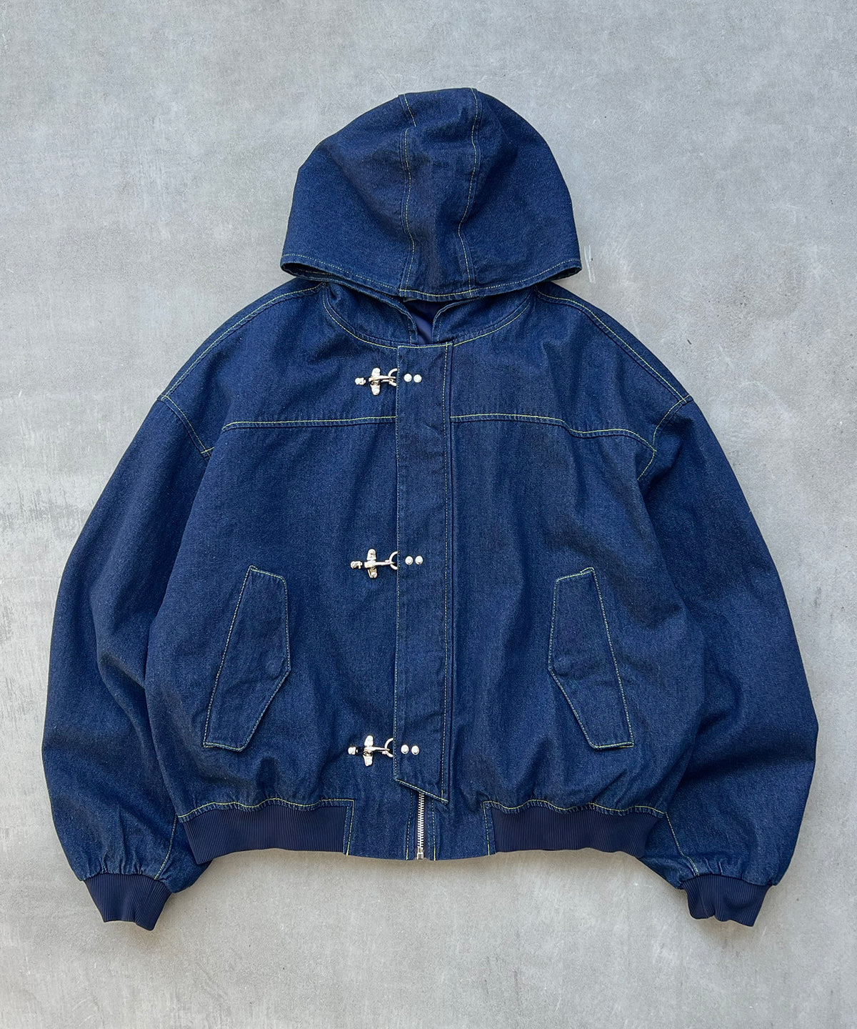 FIREMAN CLASP DENIM HOODIE / ファイヤーマンクラスプデニムフーディー