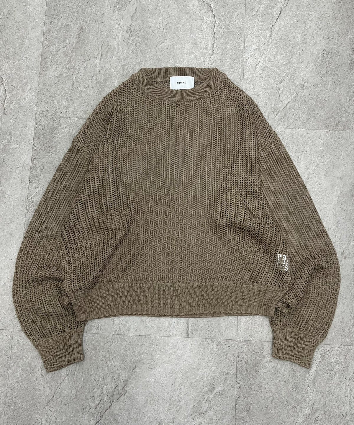 Basic Sheer Knit Pullover / ベーシック シアーニットプルオーバー