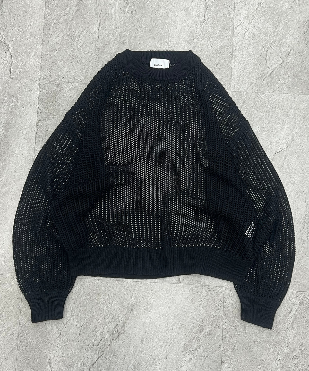 Basic Sheer Knit Pullover / ベーシック シアーニットプルオーバー