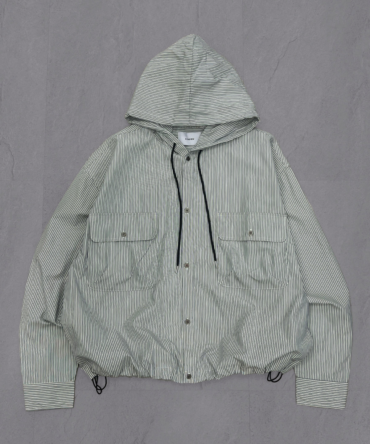 Long-sleeved Shirt Hoodie / 長袖シャツパーカー