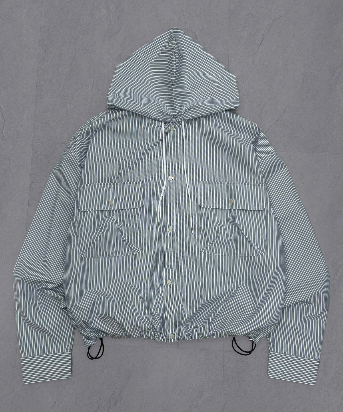 Long-sleeved Shirt Hoodie / 長袖シャツパーカー