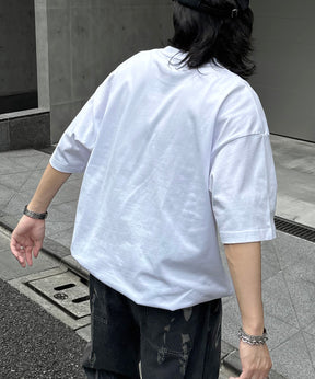 25SS プレーティング 裾ドローコード 半袖Tシャツ