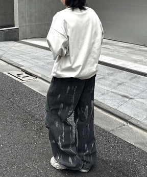 25SS プレーティング 裾ドローコード 半袖Tシャツ