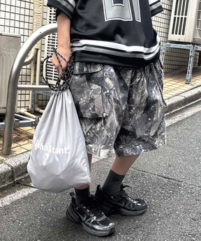 25SS【INHABITANT】ワンポイント ブランドロゴプリント ベーシック ナップザック