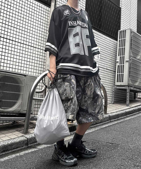 25SS【INHABITANT】ワンポイント ブランドロゴプリント ベーシック ナップザック