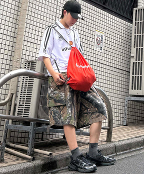 25SS【INHABITANT】ワンポイント ブランドロゴプリント ベーシック ナップザック
