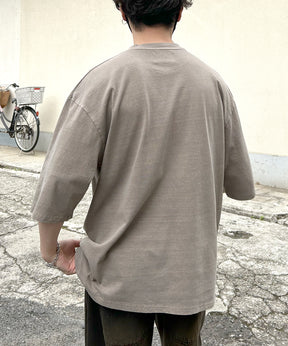 ヴィンテージライク ピグメント加工 アメカジ風 レトロプリント ロックTシャツ