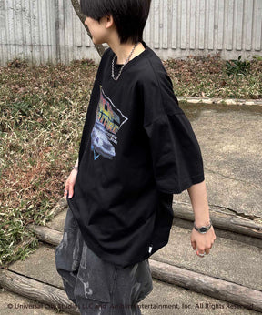 25SS【retro movie】Back To The Future ヴィンテージライク レトロ映画半袖Tシャツ