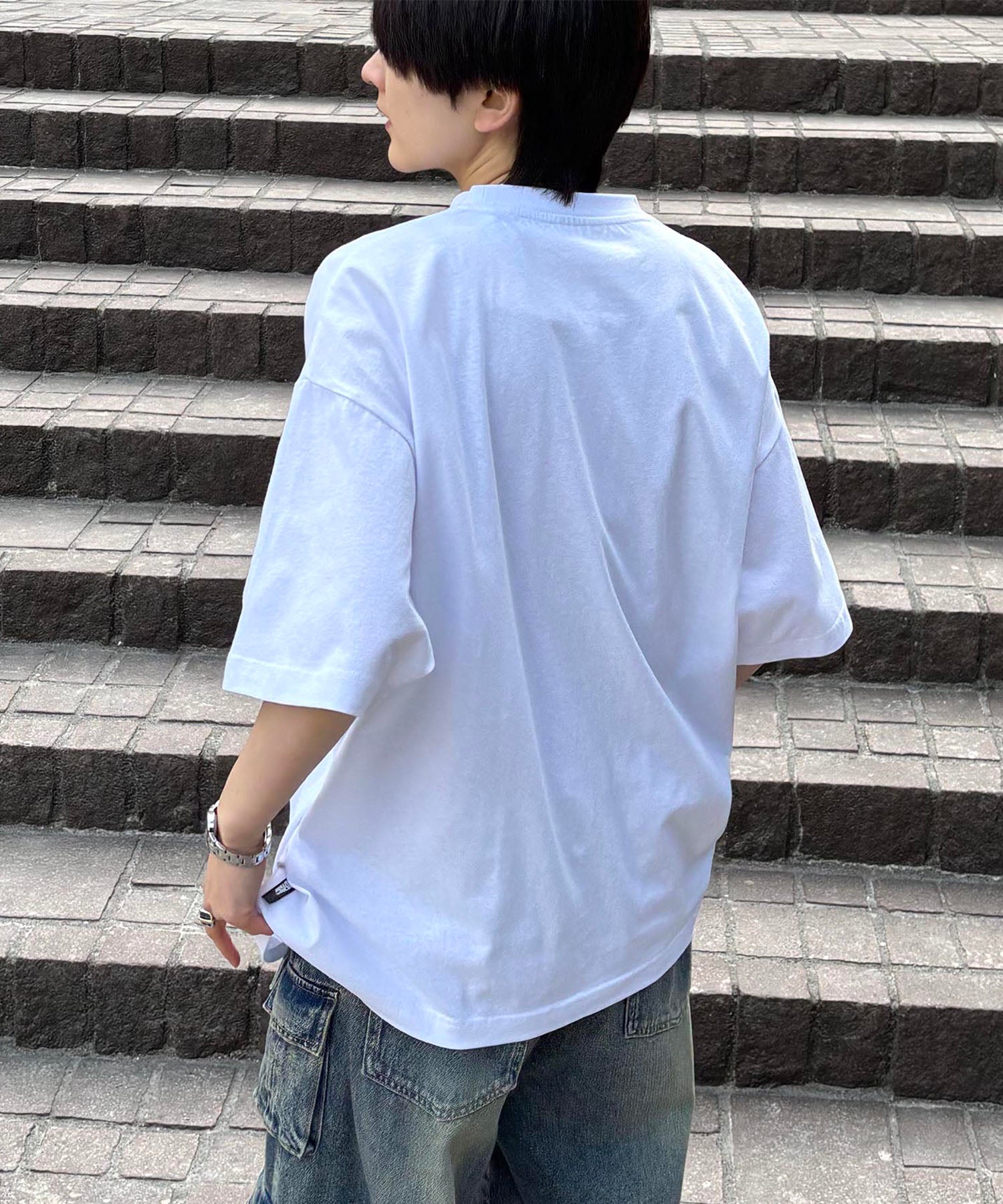 25SS【retro movie】Back To The Future ヴィンテージライク レトロ映画半袖Tシャツ