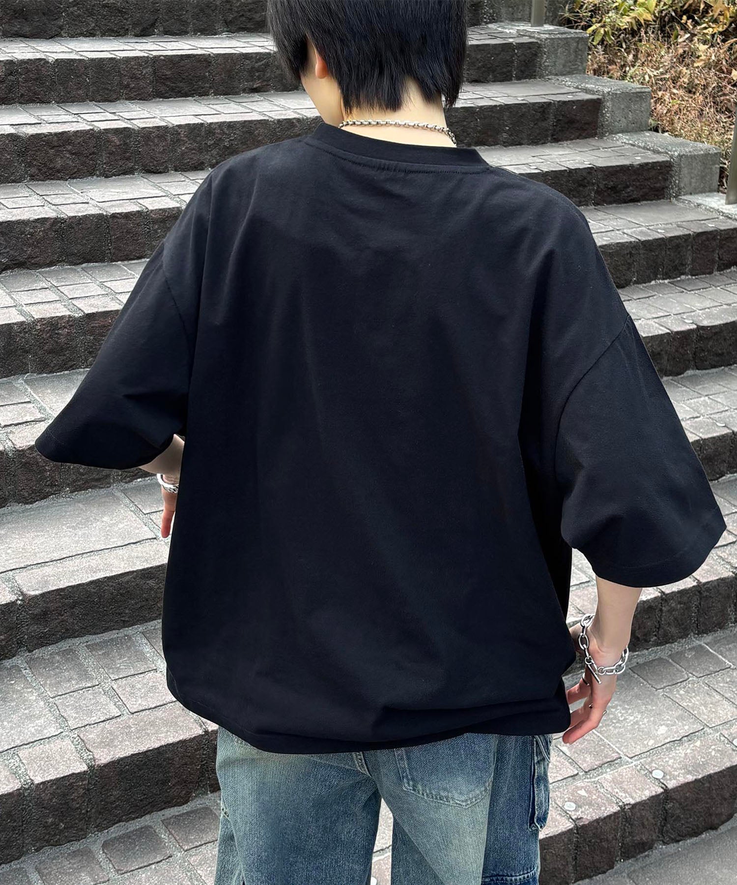 25SS【retro movie】Back To The Future ヴィンテージライク レトロ映画半袖Tシャツ
