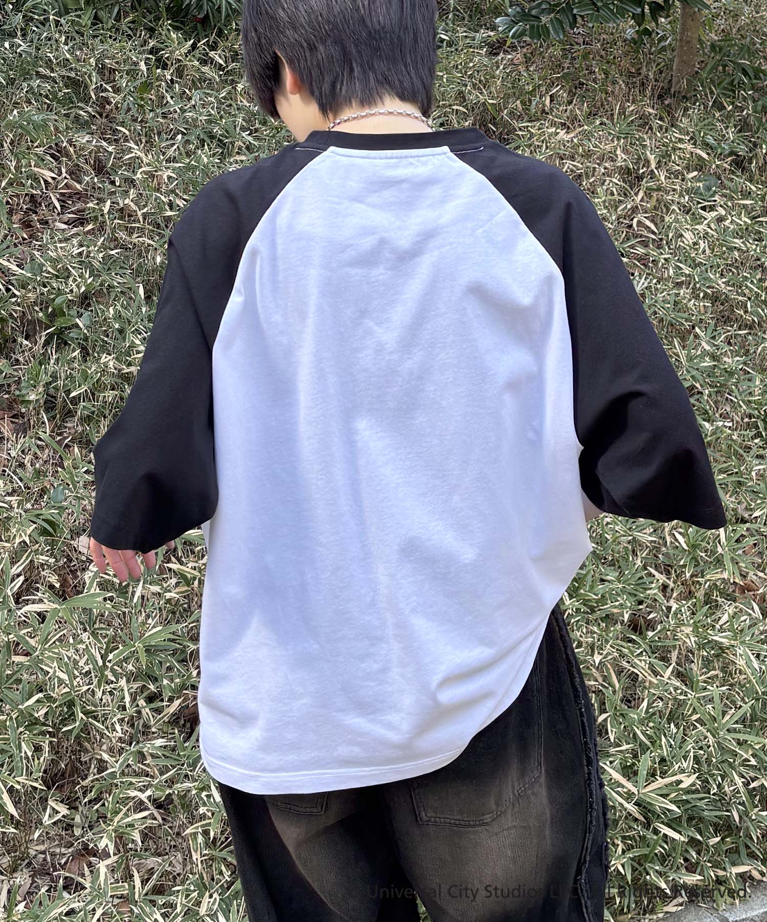 25SS【retro movie】JAWS ヴィンテージライク レトロ映画半袖Tシャツ