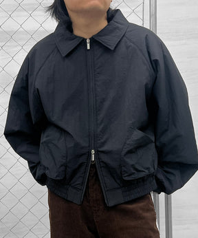 バックプリント ナイロン 中綿ブルゾン