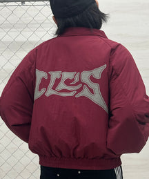 バックプリント ナイロン 中綿ブルゾン