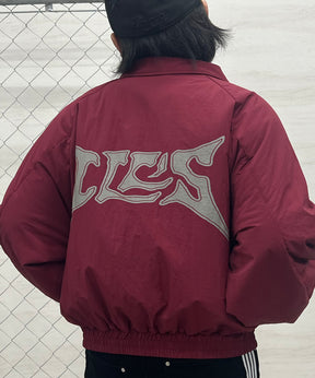 バックプリント ナイロン 中綿ブルゾン