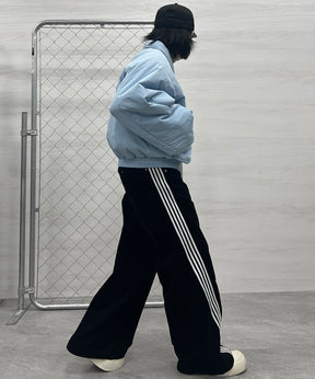 バックプリント ナイロン 中綿ブルゾン