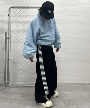 バックプリント ナイロン 中綿ブルゾン