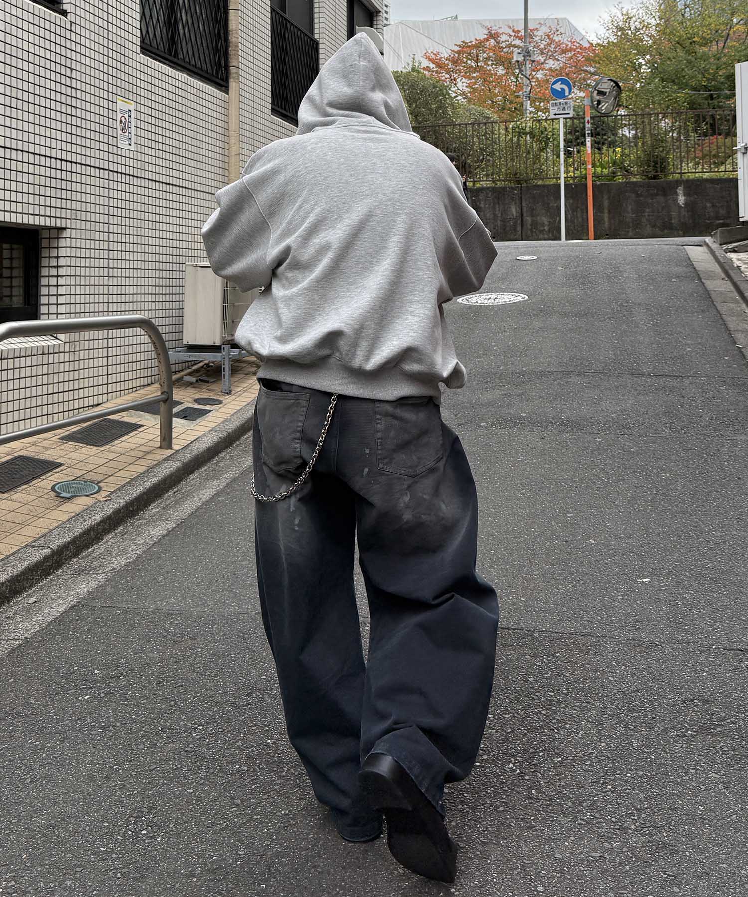 タギング総柄 フルジップフーディ