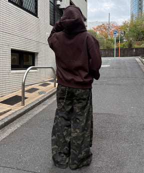 タギング総柄 フルジップフーディ