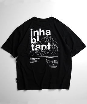 25SS【INHABITANT】ビッグシルエット バックプリント半袖Tシャツ
