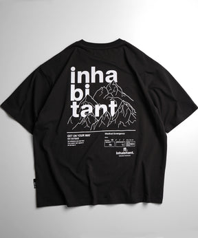 25SS【INHABITANT】ビッグシルエット バックプリント半袖Tシャツ