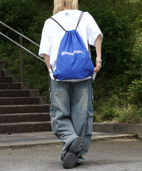 25SS【INHABITANT】ワンポイント ブランドロゴプリント ベーシック ナップザック