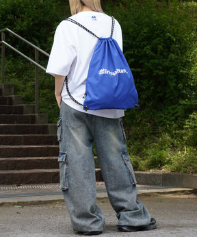 25SS【INHABITANT】ワンポイント ブランドロゴプリント ベーシック ナップザック