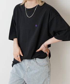 【POLO BCS】別注 ワンポイント刺繍 ベーシック  ビッグシルエット半袖Tシャツ