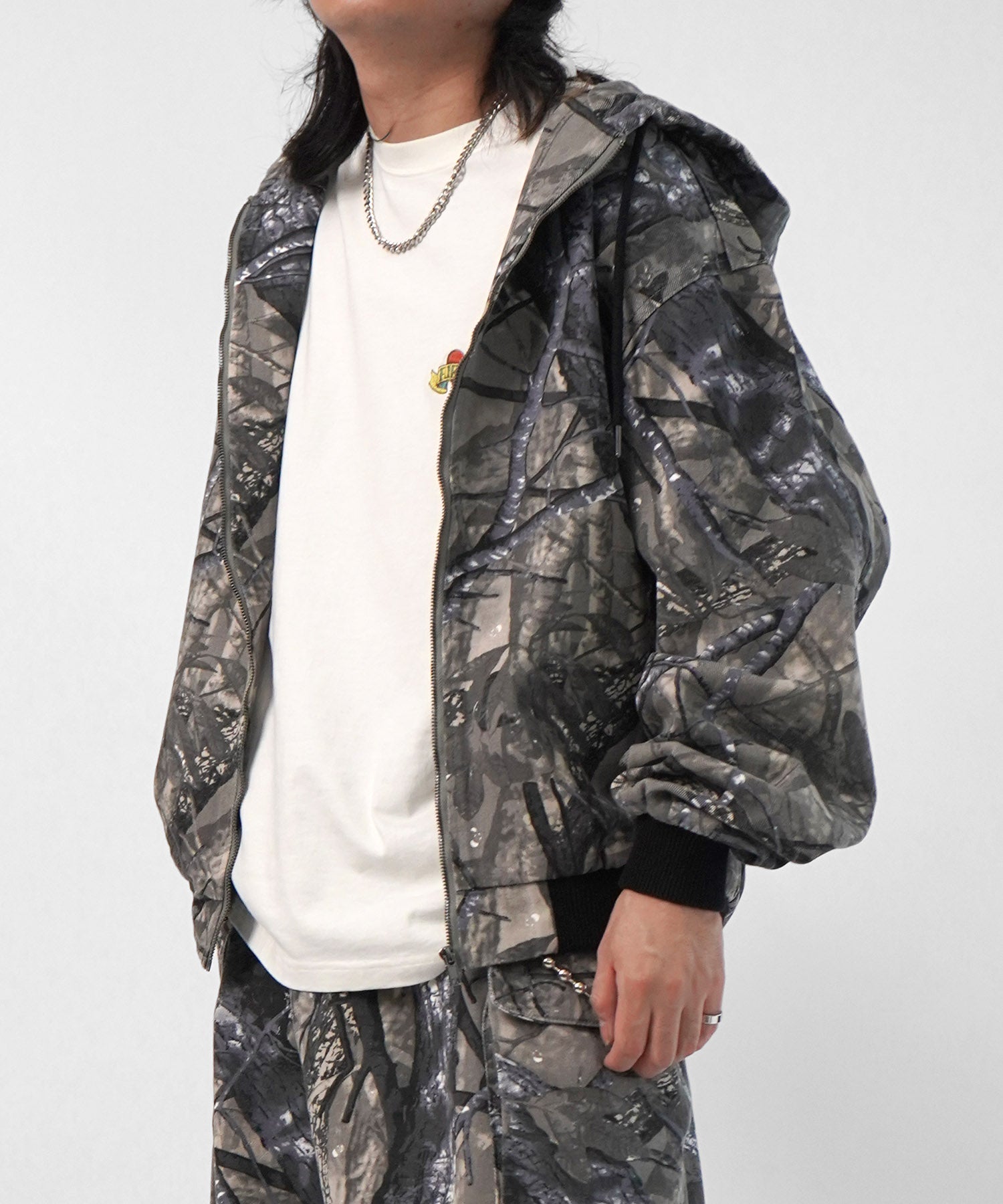 Labordi / ラボード】ツリーカモ柄 リアルツリー / デニム / ケミカル