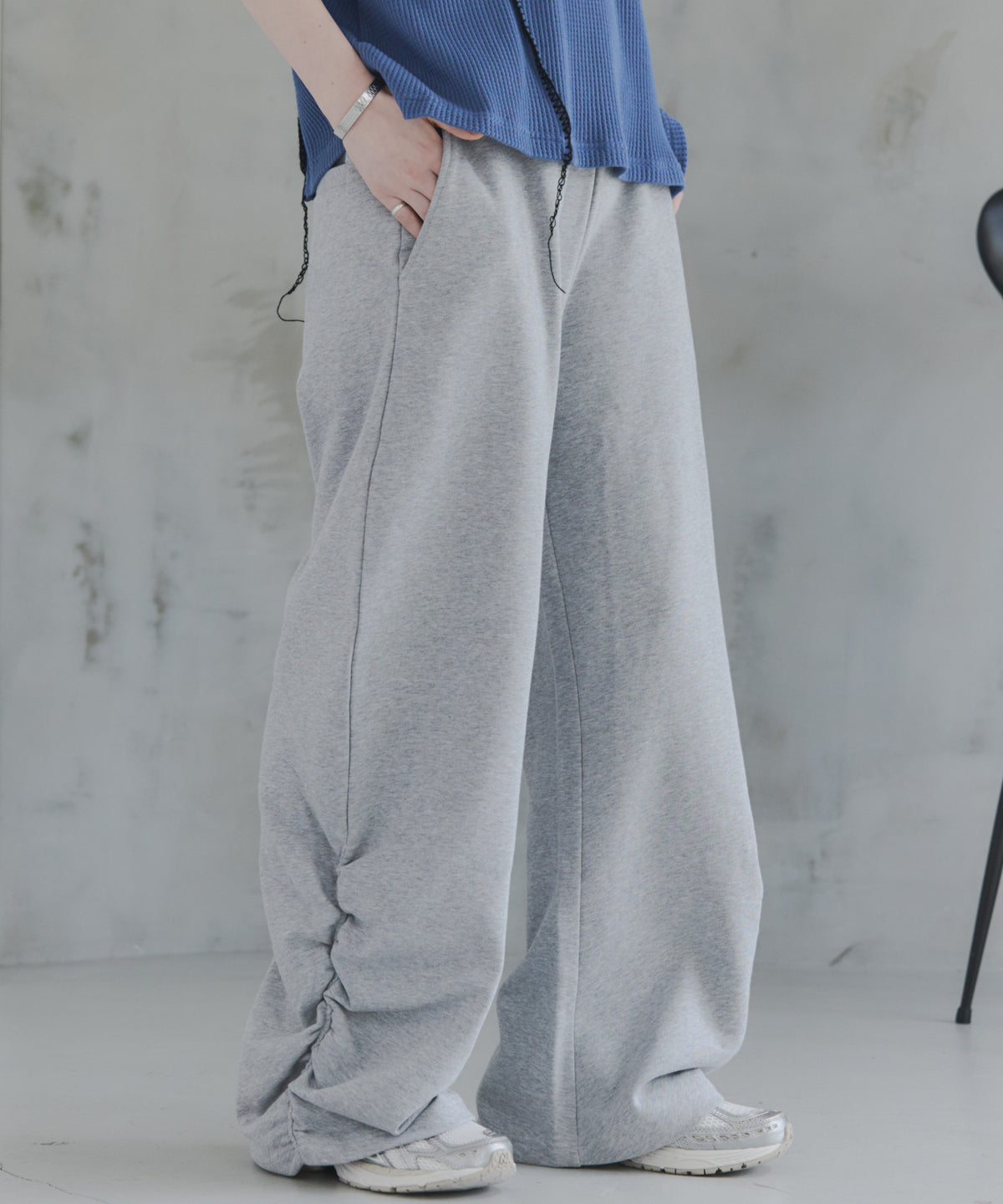 Side-Gather Gradient Sweatpants / サイドギャザー グラデーションスウェットパンツ