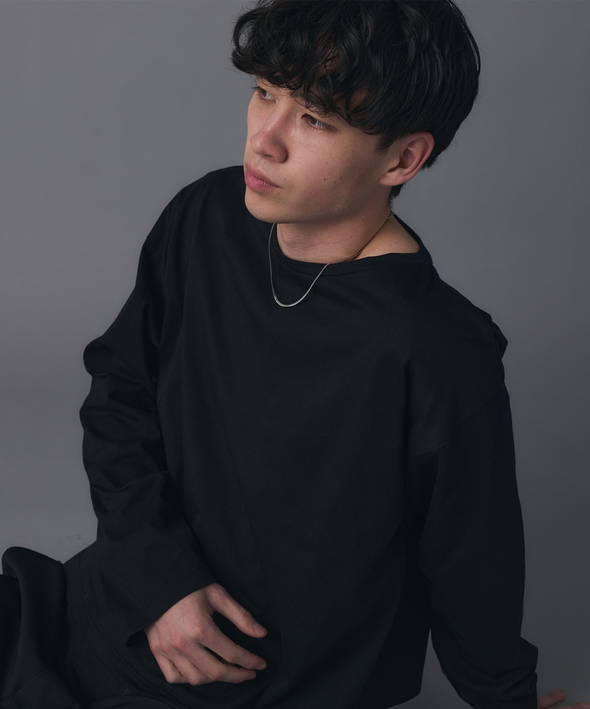 Boat Neck Long-Sleeve Tee / ボートネックロングスリーブTシャツ