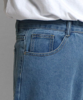 ベーシックストレートデニムパンツ
